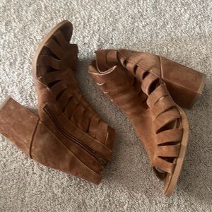 Diba True Open Toe Booties